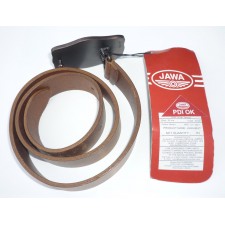 PÁSEK KOŽENÝ - HNĚDÝ - JAWA YEZDI - ORIG. PŘÍSLUŠENSTVÍ